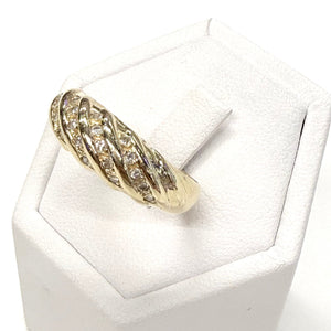 Bague Or Jaune 18 K - Taille 58