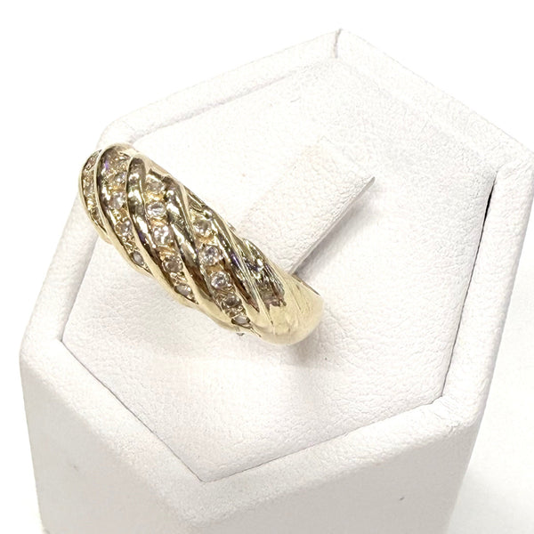 Bague Or Jaune 18 K - Taille 58