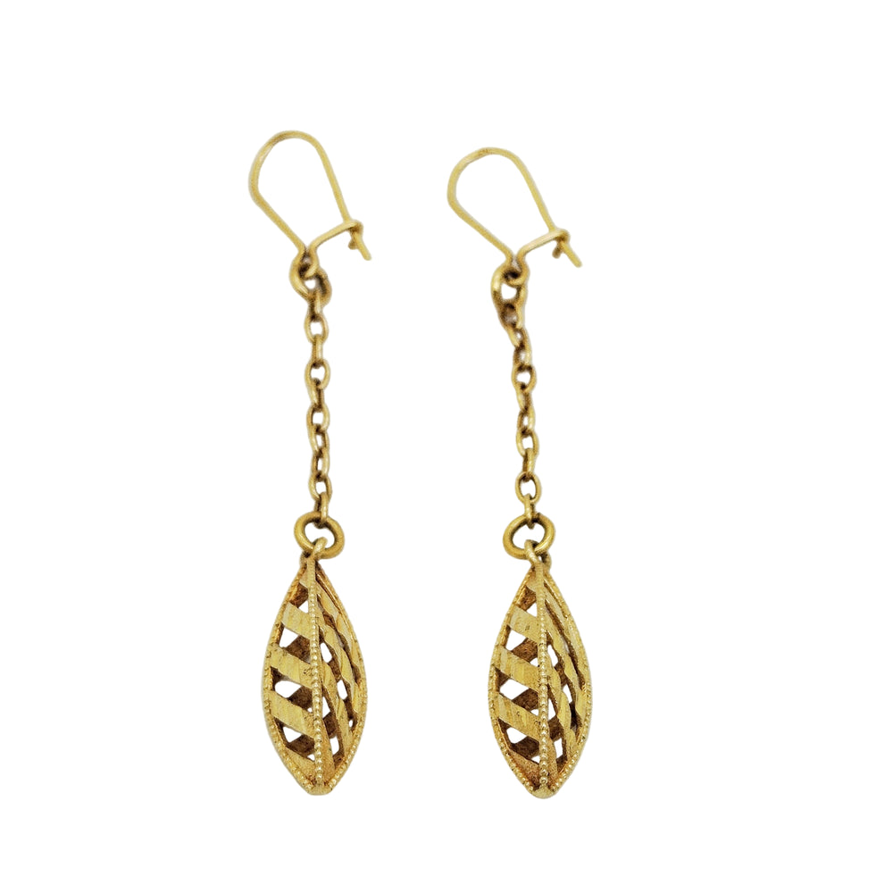 Boucles d'oreilles en Or Jaune 18K - 2.90g