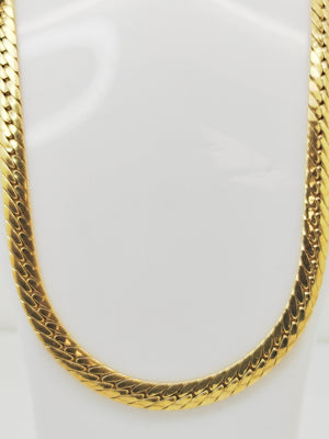 Collier Ras du Cou en Or Jaune 18K- 24.32g
