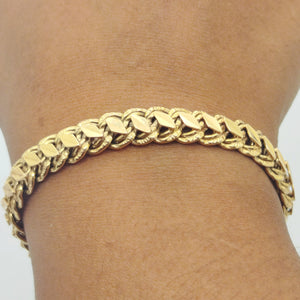 Bracelet Fantaisie Or Jaune 18K 12.78 Grs