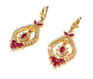 Boucles d'oreilles en or jaune 18k 17 Grs