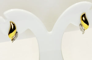 Boucles d'oreilles en or jaune 18K 2.86 Grs