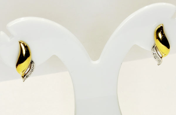 Boucles d'oreilles en or jaune 18K 2.86 Grs