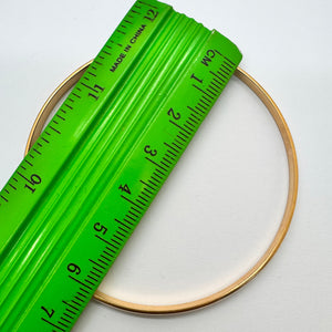 Jonc semainier en or jaune 18K - 86.09 Grs