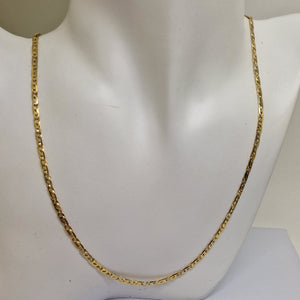 Collier Princesse en Or Jaune 18k, Maille Marine - 12.65 Grs