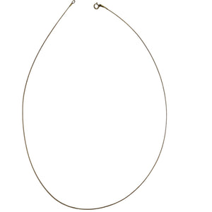Collier Ras du Cou Maille Serpent en Or Jaune 18 Carats 39 cm