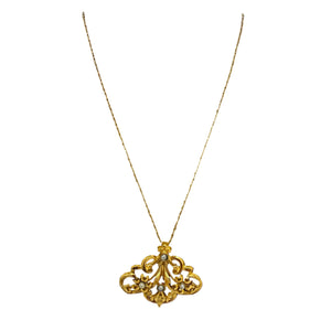 Pendentif Vintage en Or Jaune 18 Carats