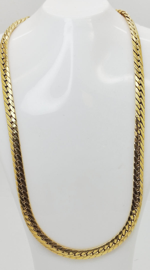 Collier Ras du Cou en Or Jaune 18K- 24.32g