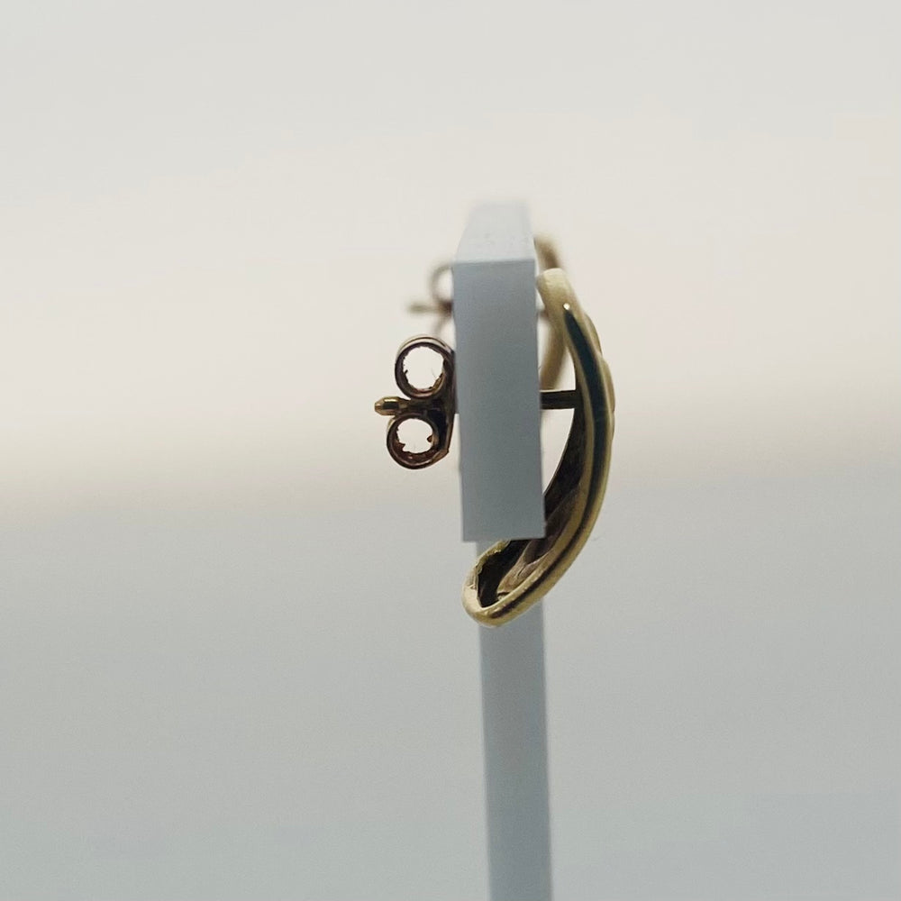 Boucles d'oreilles Clou Or 18K Poussettes 1.01 Grs