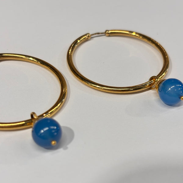 Boucles d'oreilles Dormeuses en Or Jaune 18K 4.62 Grs