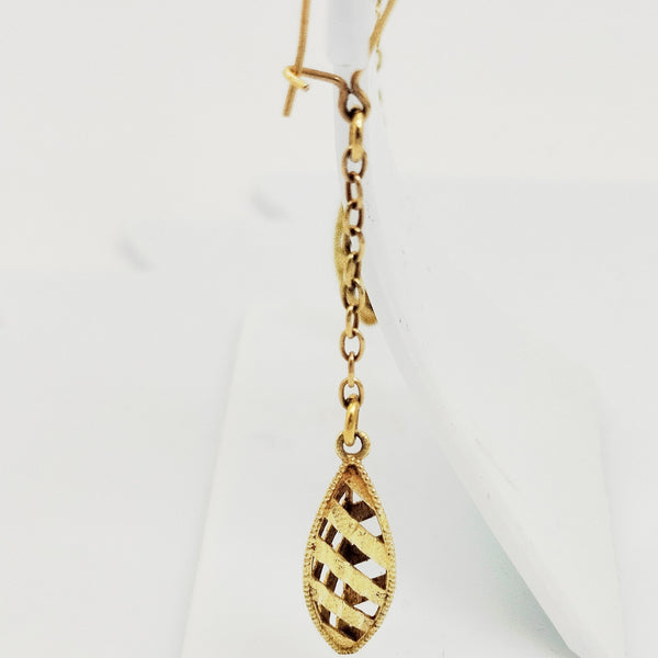 Boucles d'oreilles en Or Jaune 18K - 2.90g