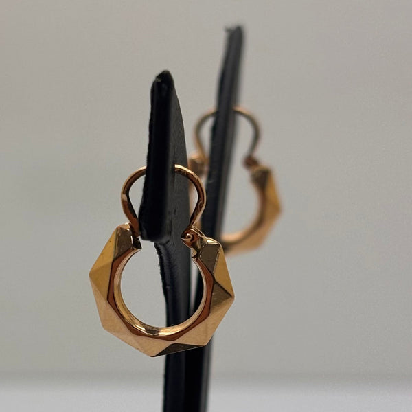 Boucles d'oreilles créoles en or 18 K – 2,02 g