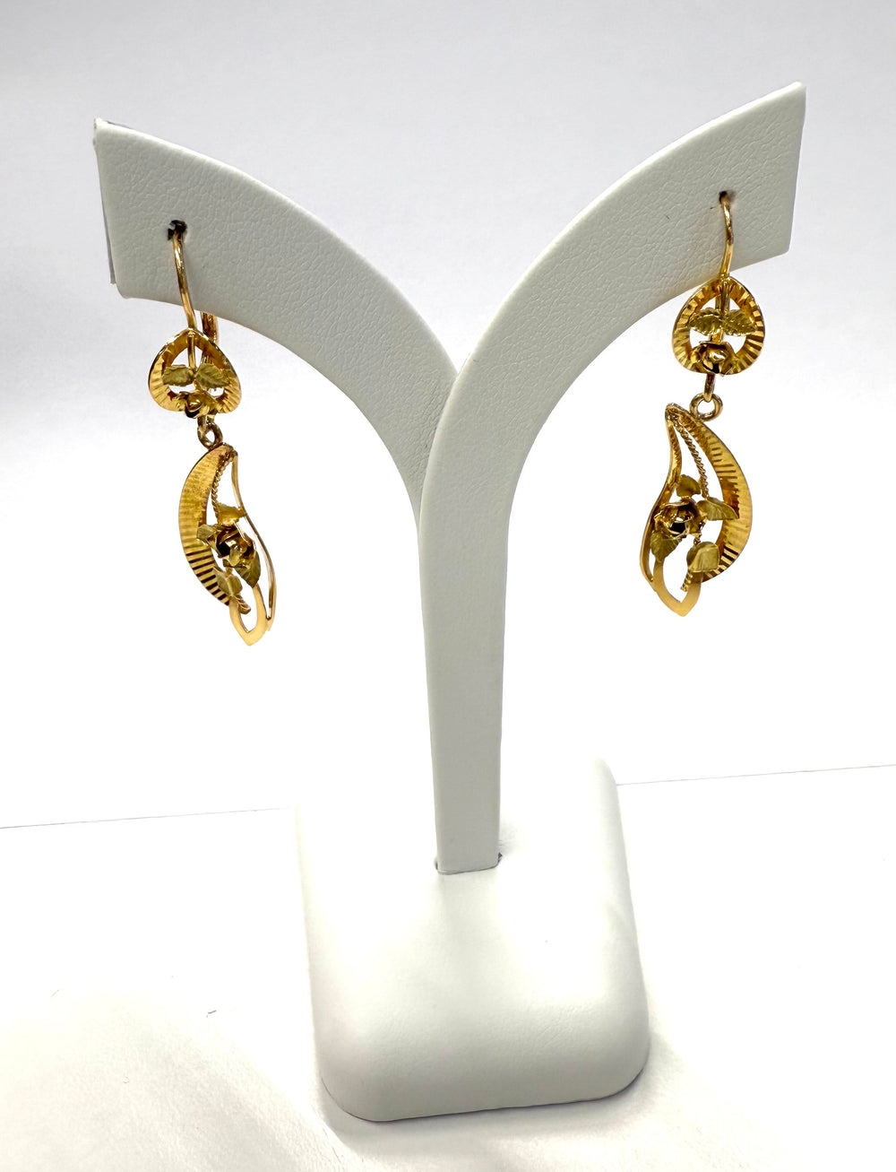 Boucles d'oreilles Dormeuses en Or jaune 18k
