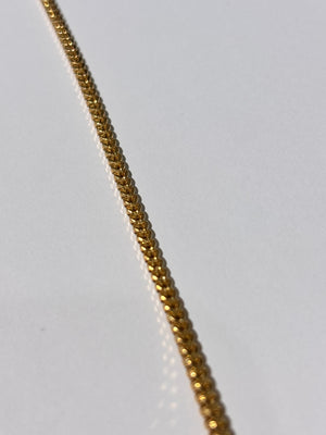 Collier Sautoir en Or Jaune 18 Carats - 55 Cm
