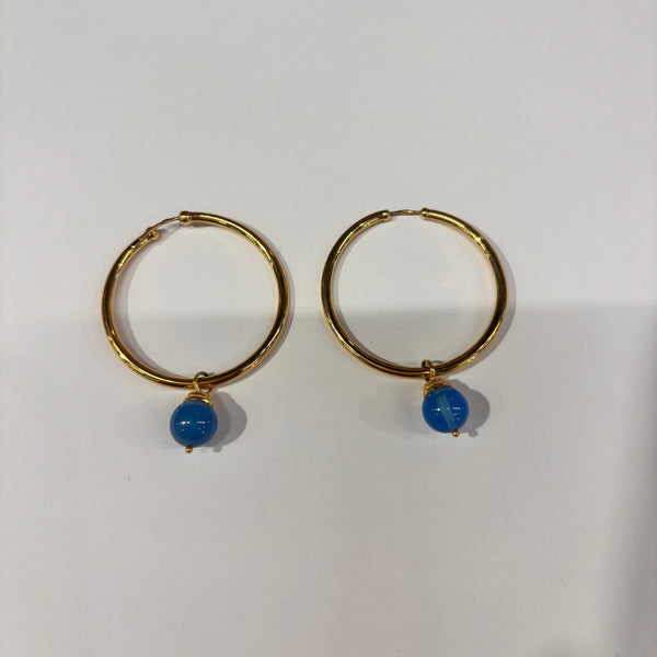 Boucles d'oreilles Dormeuses en Or Jaune 18K 4.62 Grs