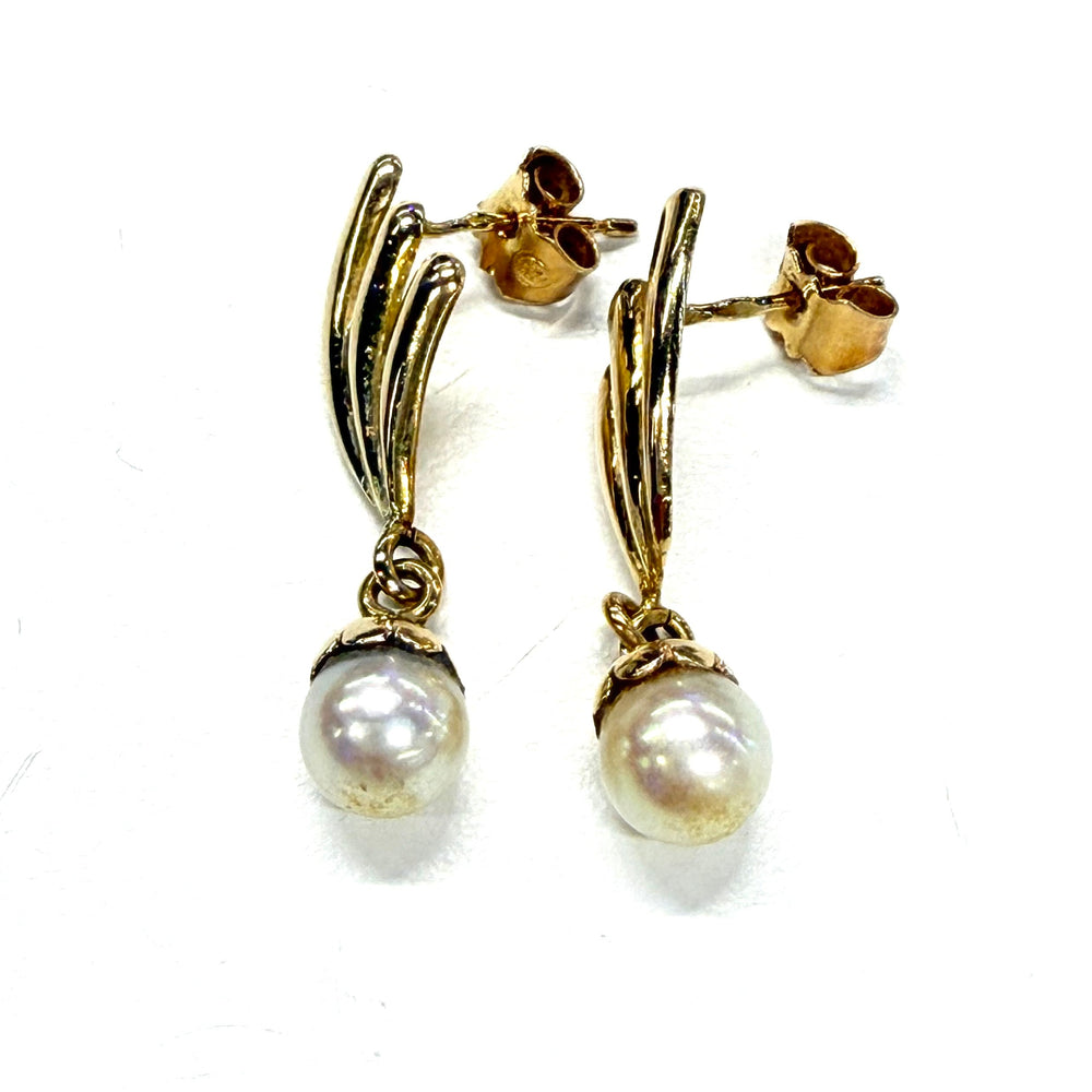 Boucles d'oreilles en or jaune 18k 3.23 Grs