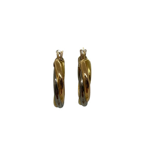 Boucles créoles en or 18K 4.46 Grs