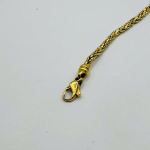 Bracelet Gourmette en Or Jaune 18K - 18 Cm