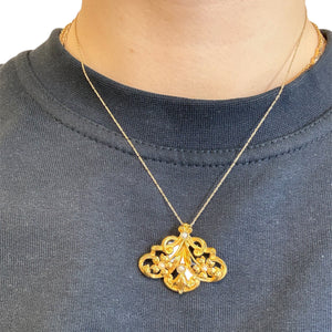 Pendentif Vintage en Or Jaune 18 Carats
