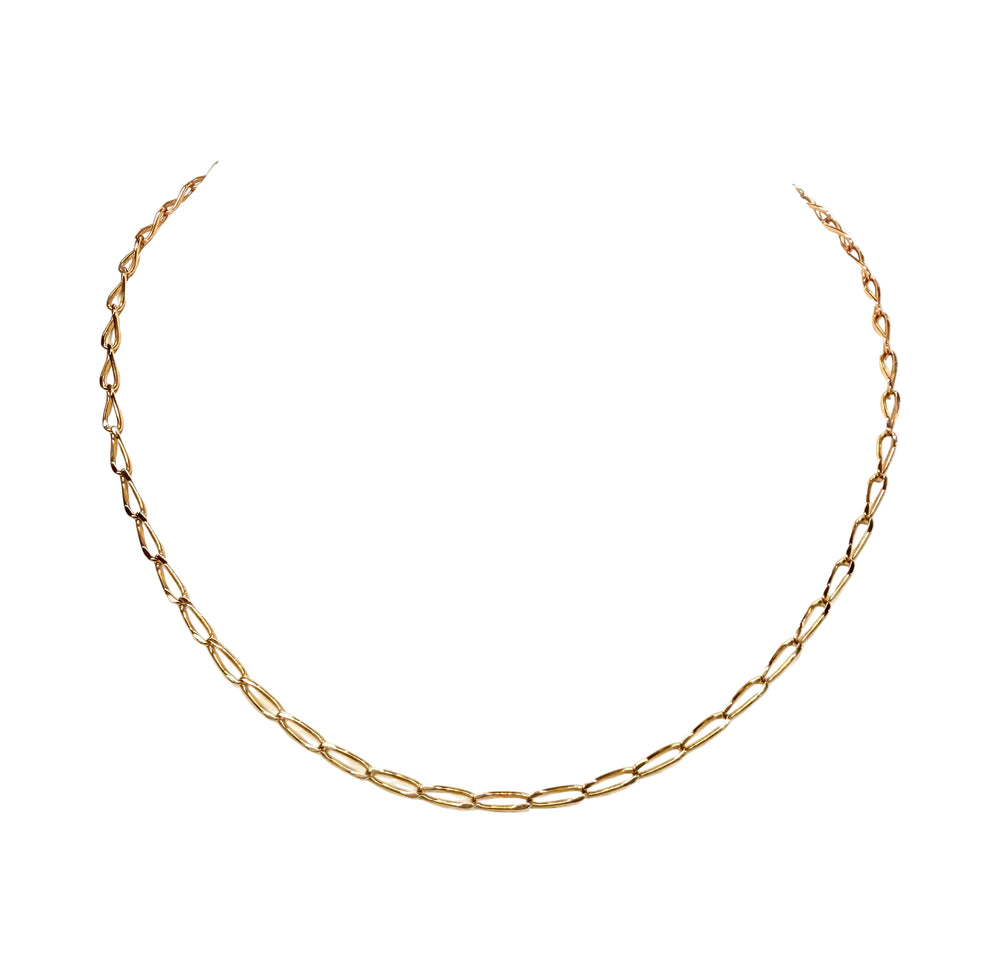 Collier long en Or jaune 18K - 10.31g