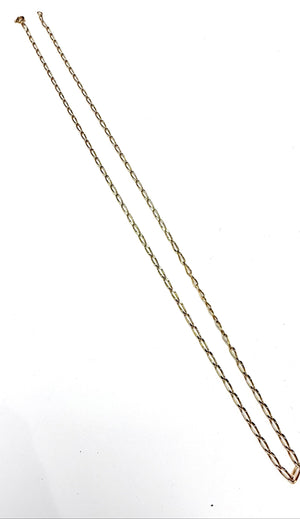 Collier long en Or jaune 18K - 10.31g