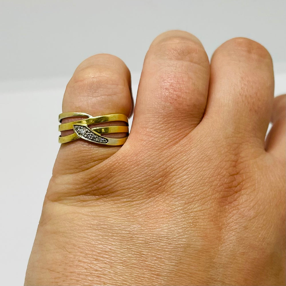 Bagues en or jaune 18K Taille-53