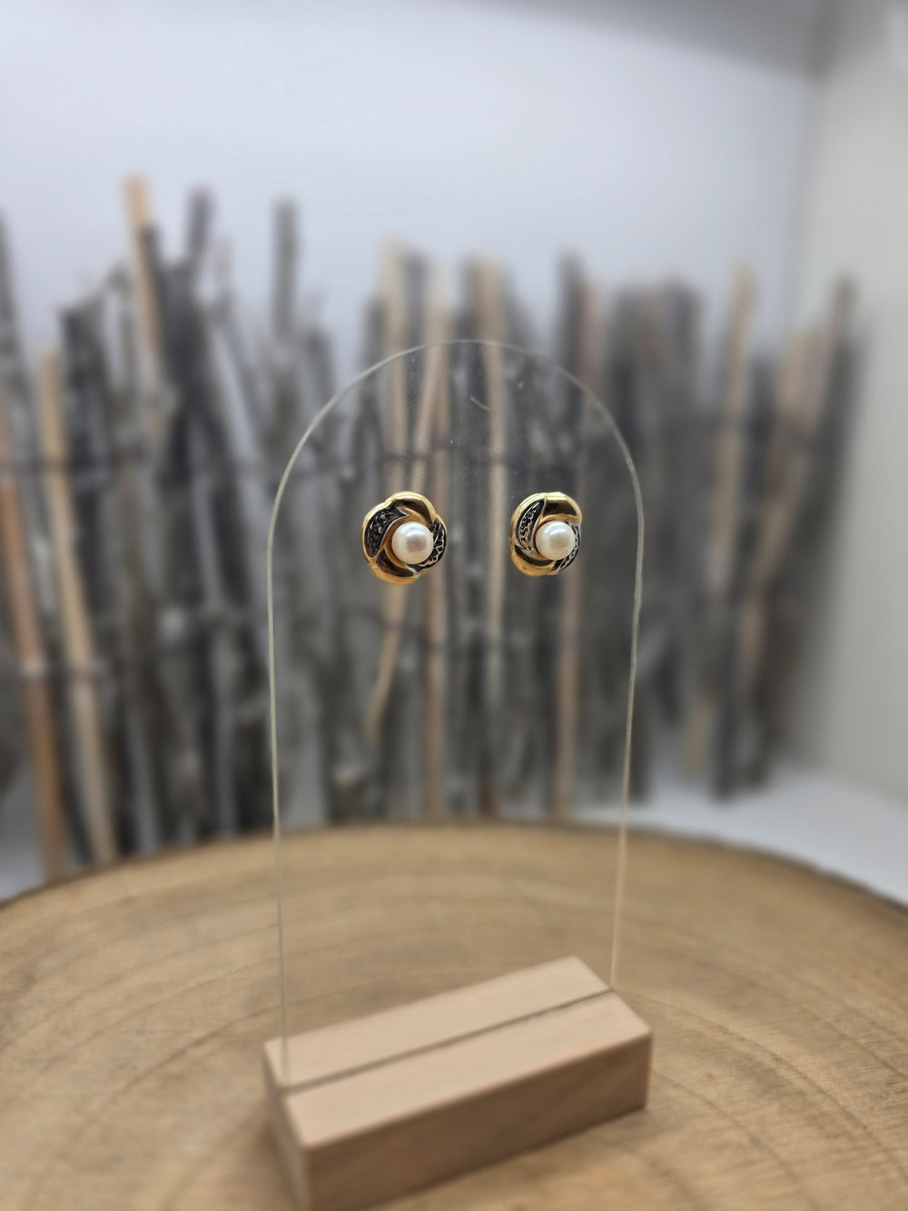 Boucles d'oreilles en Or Jaune 18K 2.27 Grs