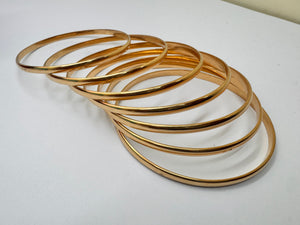 Jonc semainier en or jaune 18K - 86.09 Grs