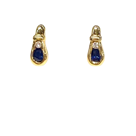 Boucles d'oreilles or jaune 18K 3.22 Grs
