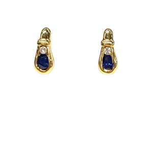 Boucles d'oreilles or jaune 18K 3.22 Grs