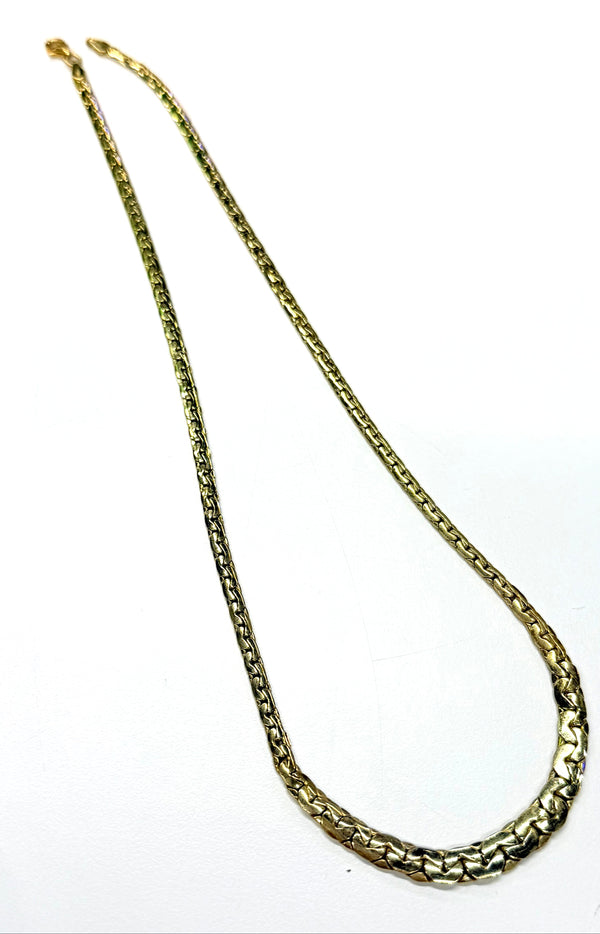 Collier Ras du Cou en Or Jaune 18k - 9.53g