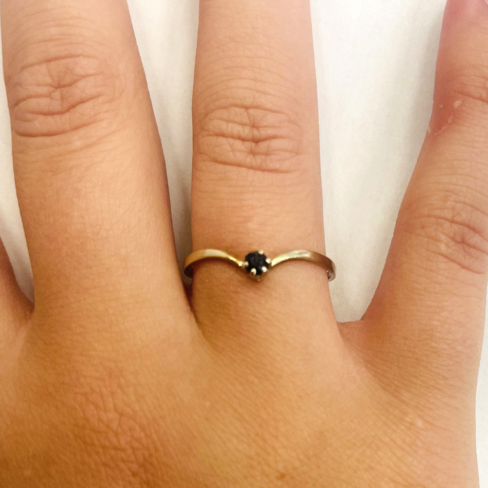 Baguette en Or Blanc 18K Taille-57