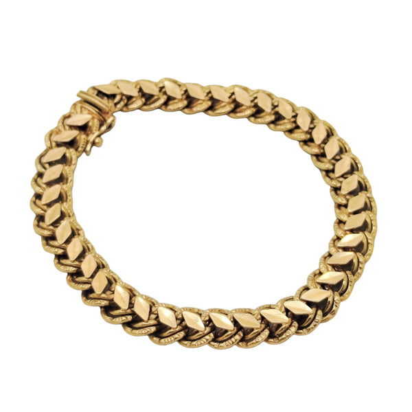 Bracelet Fantaisie Or Jaune 18K 12.78 Grs