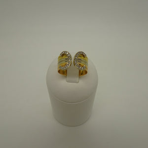 Bague en Or avec Diamants 18 K - Taille 58