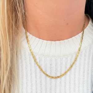 Collier Ras du Cou en Or Jaune 18k - 9.53g
