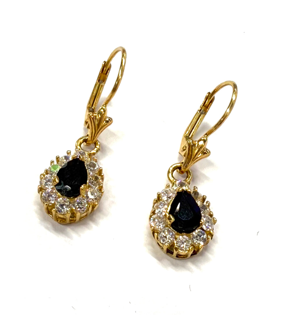 Boucles d'oreilles en or jaune 18k 5.50 Grs