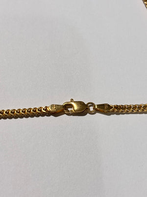 Collier Sautoir en Or Jaune 18 Carats - 55 Cm