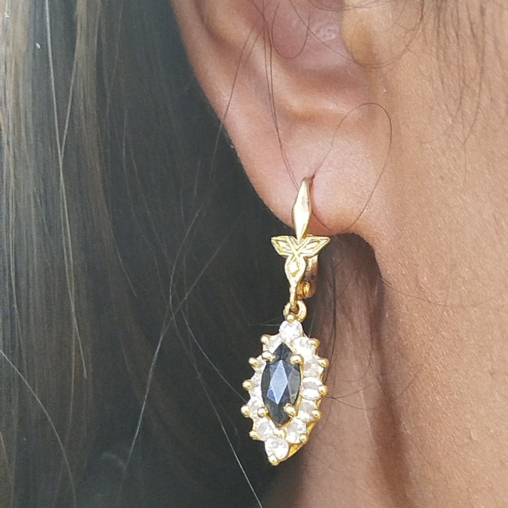 Boucles d'oreilles en or jaune 18K 6.03 Grs