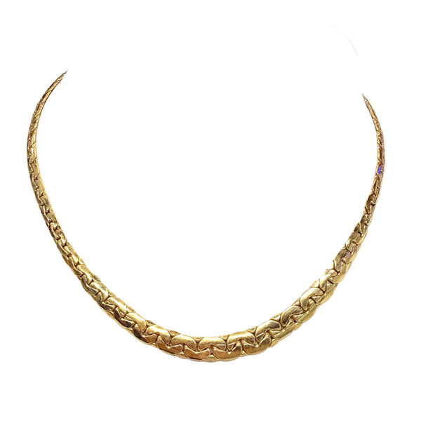 Collier Ras du Cou en Or Jaune 18k - 9.53g