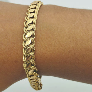 Bracelet Fantaisie Or Jaune 18K 12.78 Grs