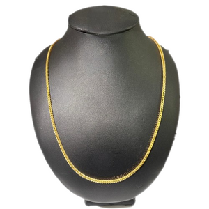 Collier Sautoir en Or Jaune 18 Carats - 55 Cm