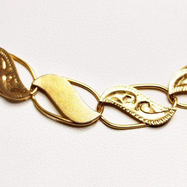 Collier Princesse en Or Jaune 18 K – Maille Fantaisie