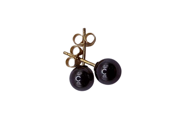 Boucles d'oreilles en or jaune 18 carats 1.72 Grs