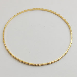 Bracelet Jonc en Or Jaune 18K  6.32 Grs