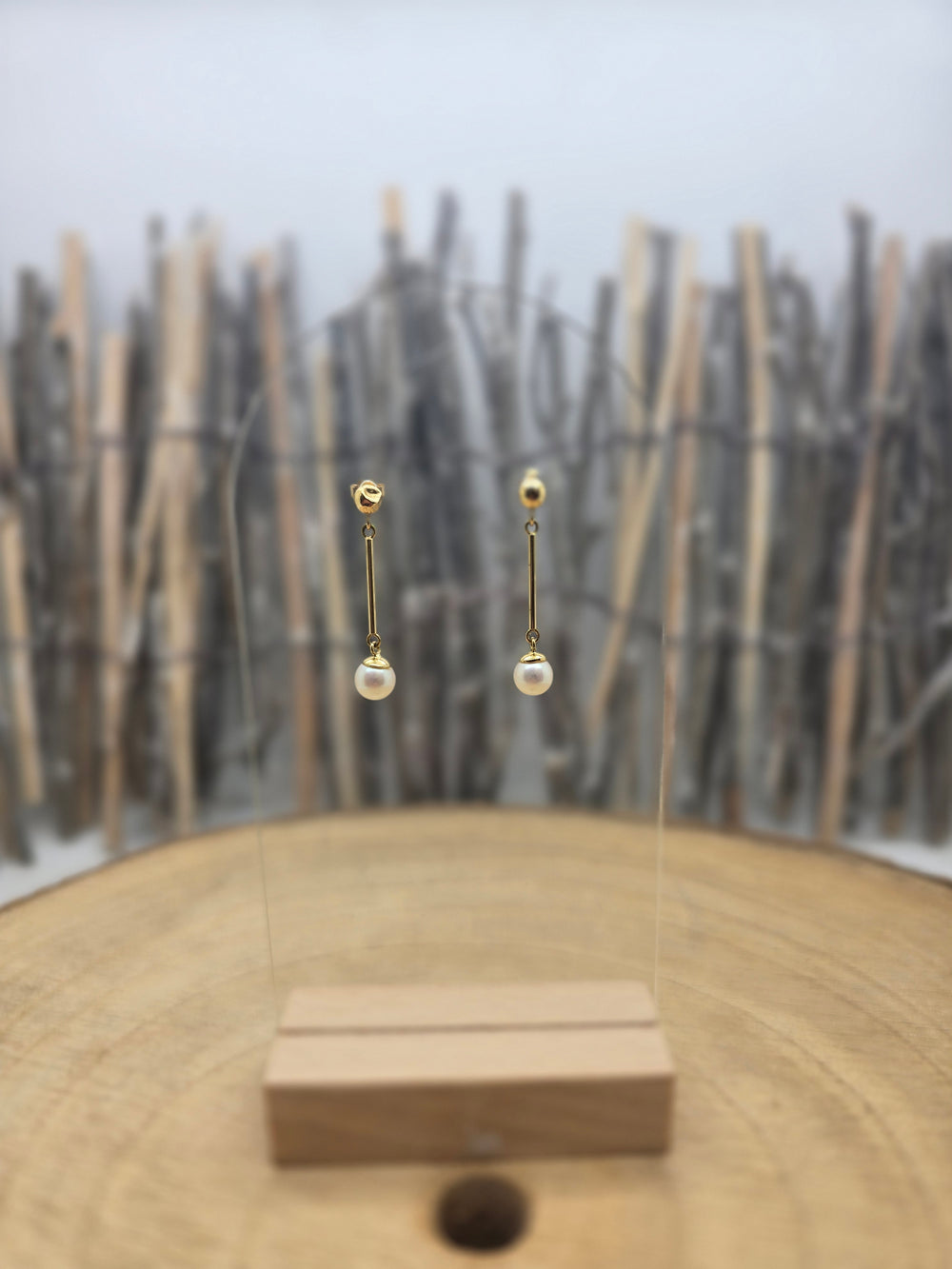 Boucles d'oreilles en Or Jaune 18K 1.28 Grs