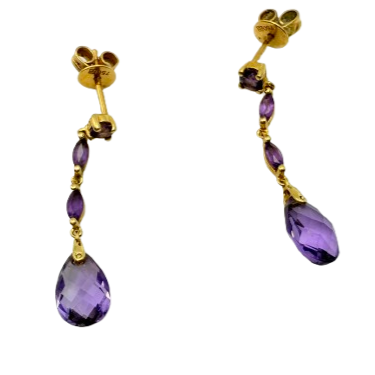 Boucles en Or Jaune 18K - 2.15 Grs