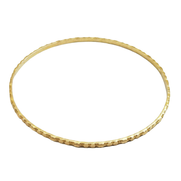 Bracelet Jonc en Or Jaune 18K  6.32 Grs