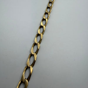 Bracelet Gourmette en Or Jaune 18K - 32,60g