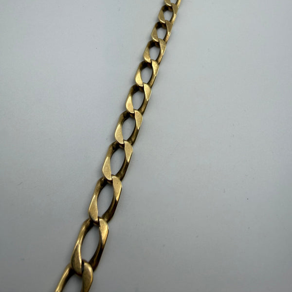 Bracelet Gourmette en Or Jaune 18K - 32,60g